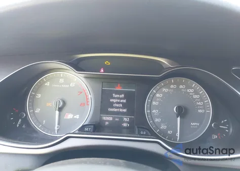 2013 Audi S4 3.0T Premium Plus z USA, uszkodzony, nr VIN WAUBGAFL6DA066707